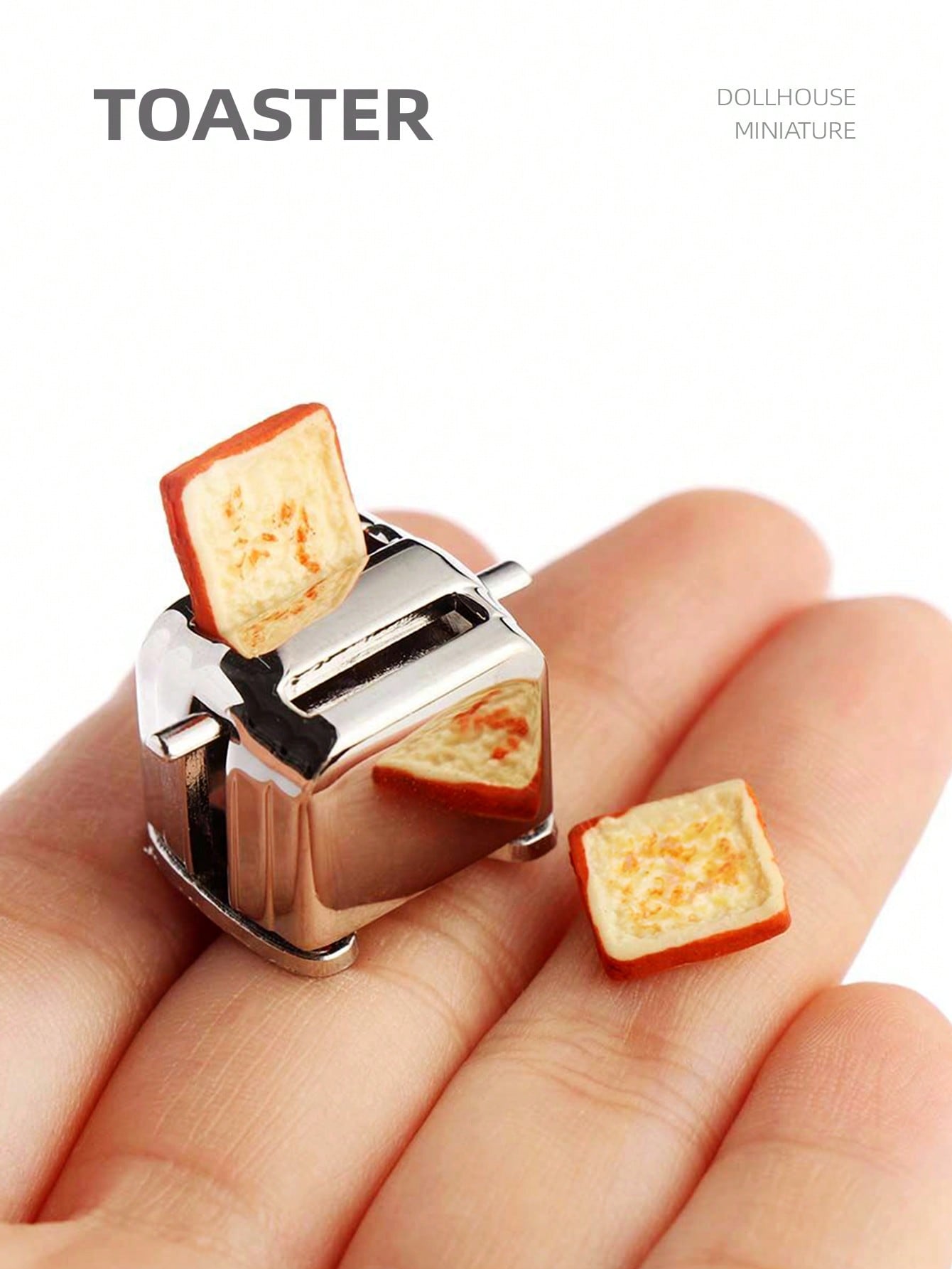 Bread Maker Machine - 1:12 Ölçekli Oyuncak Ev Minyatür Ekmek