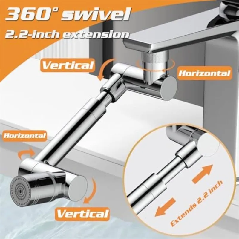 Kitchen Appliances Bundle - 1440 Mutfak Ölçeklenebilir Metal Musluk Havalandırıcı
