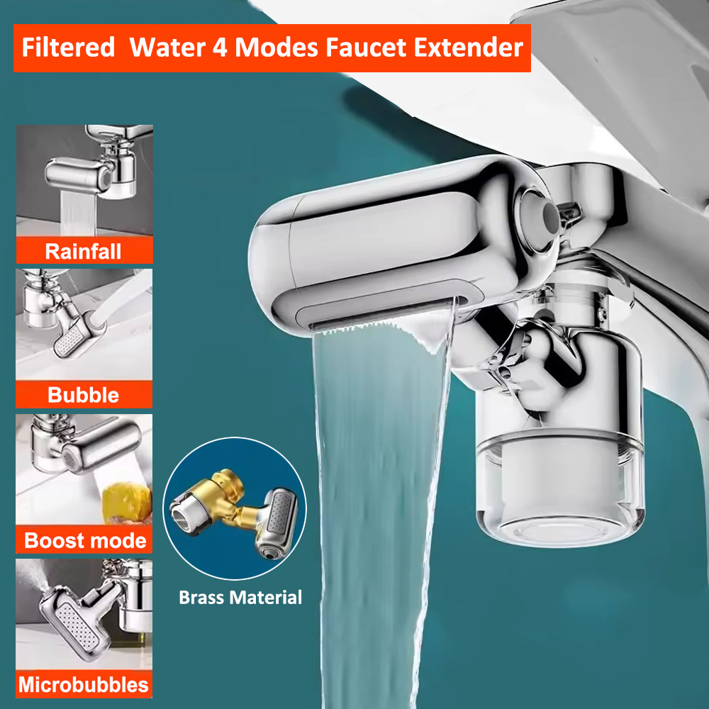 Kitchen Appliances Bundle - Evrensel 4 Modlu Mutfak Musluğu Uzatıcısı,