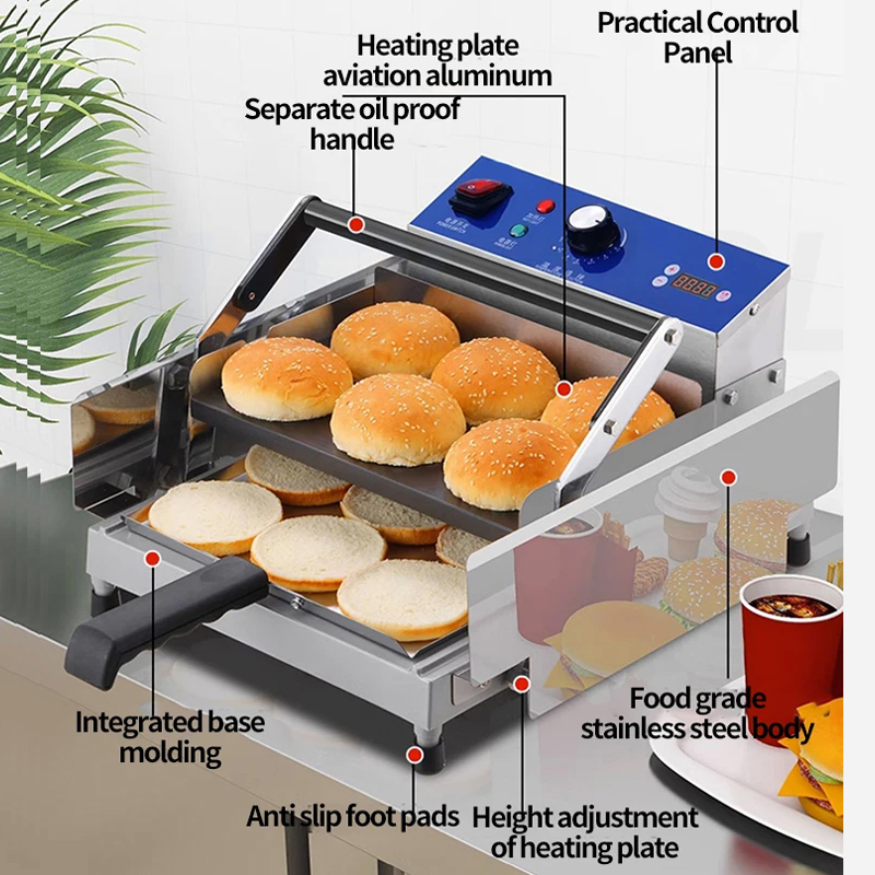 PBOBP Ticari Elektrikli Burger - Bread Maker Machine incelemesi ve fiyatı