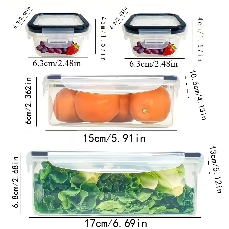 8 Parça Set, 4 Kap ve 4 Kapak  - Kitchen Appliances Refrigerators incelemesi ve fiyatı
