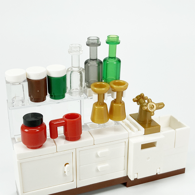 MOC blok yaratıcı oyuncaklar m - Kitchen Appliances Refrigerators incelemesi ve fiyatı